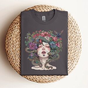 Medusa In Bloom T-Shirt